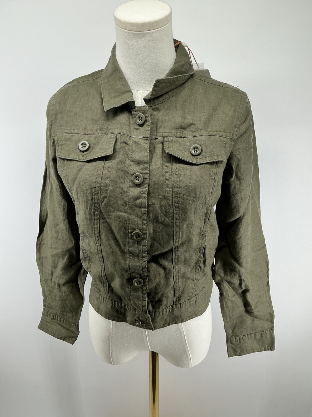 100% European Linen Jacket